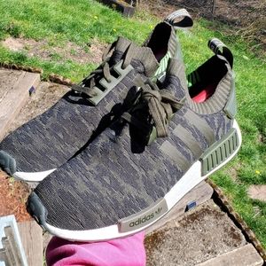 adidas Green and Black Athletic Shoes